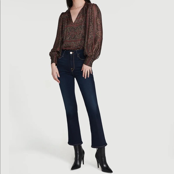 Frame | Le Crop Mini Boot in Cabana - Picture 2 of 8